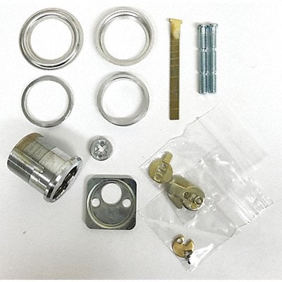 Rim/Mortise Cylinder Satin Chrome MPN:G EI UNIVERSAL CYLINDER  KIT