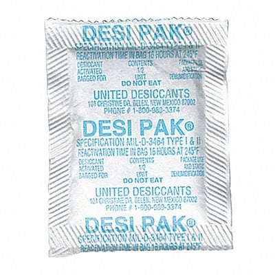 Desiccant Pak 1/2 Unit Pail PK550 MPN:13850