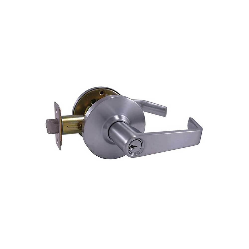 Lever Locksets, Lockset Type: Storeroom , Key Type: Keyed Different , Back Set: 2-3/4 (Inch), Cylinder Type: Conventional , Material: Brass, Zinc  MPN:DH-J-86-F-26D