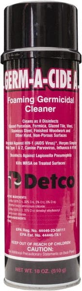 Disinfectant:  20 oz, Can,  Disinfectant MPN:0799-A12