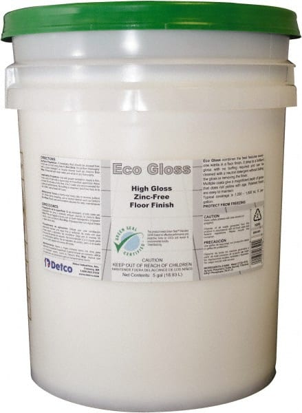 Eco Gloss, 5 Gal Pail, Green Seal Floor Finish MPN:0650-005