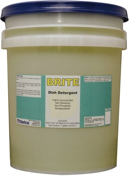 Brite, 5 Gal Pail, Manual Dishwashing Liquid MPN:0176-005