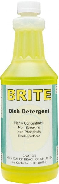 Brite, 32 oz Bottle w/ Flip-Top, Manual Dishwashing Liquid MPN:0176-Q12