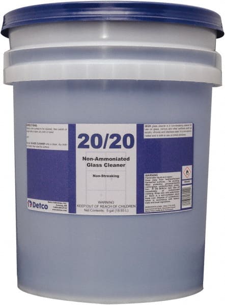 20/20, 5 Gal Pail, Non-Streak Glass Cleaner MPN:1804-005