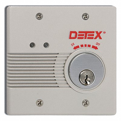 Exit Door Alarm 12/24VDC Mortise Horn MPN:EAX-2500F GRAY W-CYL