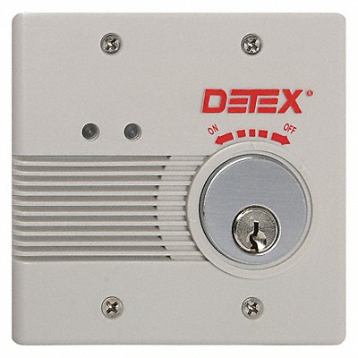 Exit Door Alarm 12/24VDC Horn 100dB MPN:EAX-2500S GRAY W-CYL