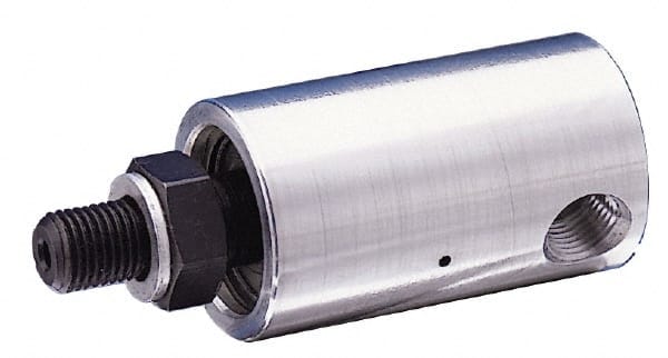 Rotary Unions, Union Type: Medium Pressure , Thread Standard: NPT , Material: Stainless Steel , Body Diameter: 1.72in, 43.7mm , Body Length (Inch): 3-15/16  MPN:1115-000-002