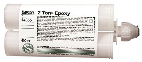 Two-Part Epoxy: 400 mL, Cartridge Adhesive MPN:14355