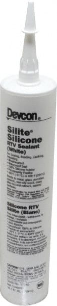 Joint Sealant: 10.3 oz Cartridge, White, RTV Silicone MPN:17140