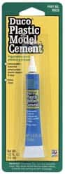 Cement Adhesive Glue: 0.51 oz Tube, Clear MPN:90225