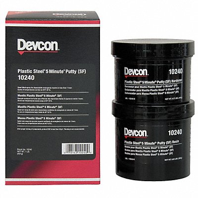 Putty Dark Gray Plastic Steel MPN:10240