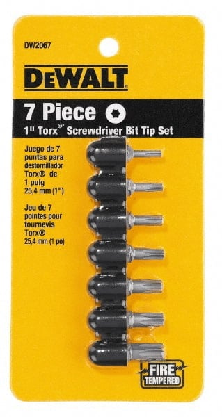 Screwdriver Insert Bit Set: MPN:DW2067