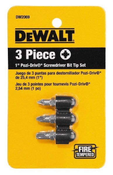 Screwdriver Insert Bit Set: MPN:DW2069