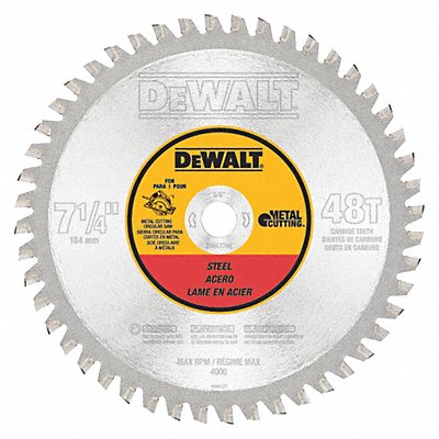 Circular Saw Blade Blade Dia 7-1/4 in. MPN:DWA7766