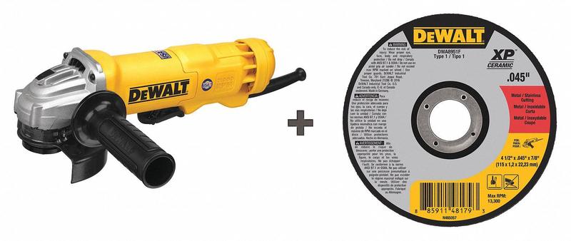 Angle Grinder w/ (25) Abrasive Wheels MPN:DWE402K/DWA8951F