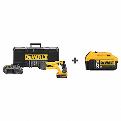 Cordless Recip Saw Kit 3000 SPM 20VDC MPN:DCS380P1  DCB205