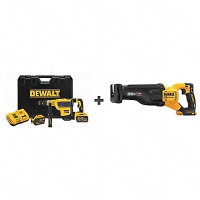 Cordless Rotary Hammer Kit 60V MPN:DCH614X2/DCS386B