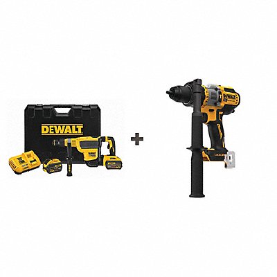 Cordless Rotary Hammer Kit 60V MPN:DCH614X2/DCD999B