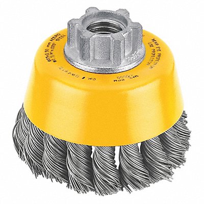 Knotted Cup Brush SS 3 x5/8 -11 MPN:DW4910S