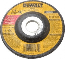 Depressed Grinding Wheel:  Type 27,  4-1/2