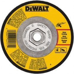 Depressed Grinding Wheel:  Type 27,  6