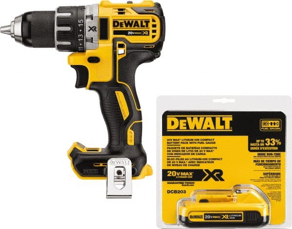 Cordless Drill: 20V, 1/2