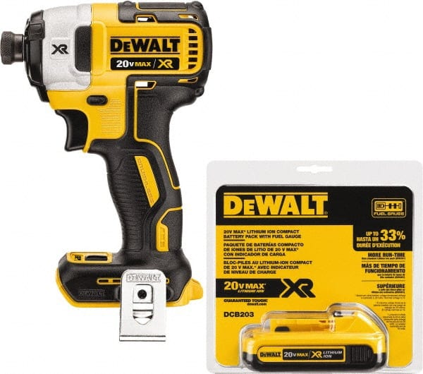 Cordless Impact Driver: 20V, 1/4