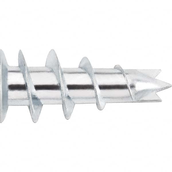 Drywall & Hollow Wall Anchors, Number Of Pieces: 100 , Overall Length (Inch): 1-5/16 , Anchor Material: Zinc , Minimum Thickness (Inch): 3/8  MPN:02362Z-PWR