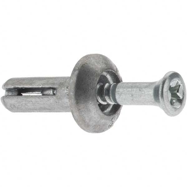 Concrete Anchors, Anchor Material: Zamac Alloy , Diameter (Inch): 1/4 , Head Type: Mushroom , System Of Measurement: Inch , Finish Coating: Zinc  MPN:02839-PWR