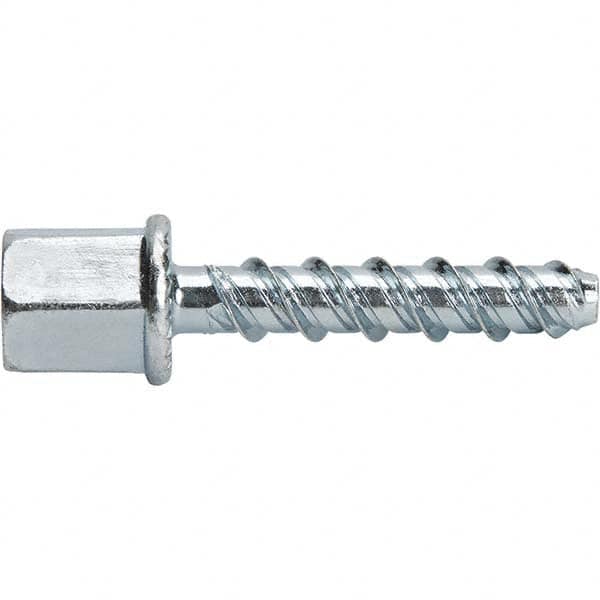 Threaded Rod Anchors, Mount Type: Vertical (End-Drilled) , Ultimate Pullout: 2595 , Head Type: Hex , Length Under Head: 2-7/8 in , Diameter (Inch): 3/8  MPN:PFM2217173