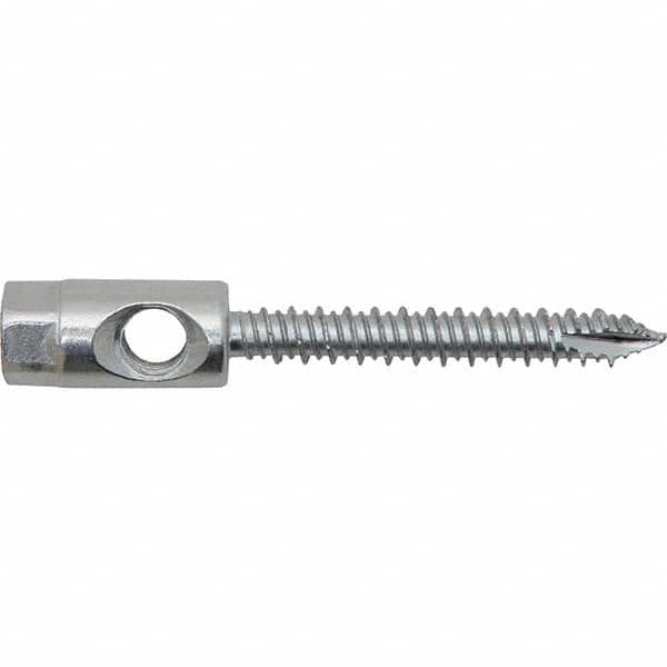 Threaded Rod Anchors, Mount Type: Dual (Cross & End Drilled) , Ultimate Pullout: 2670 , Head Type: Hex , Length Under Head: 3-1/4 in , Diameter (Inch): 3/8  MPN:PFM2271000