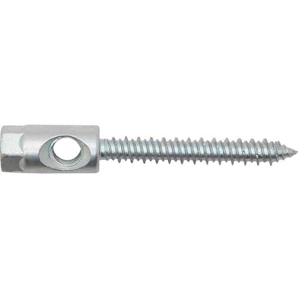 Threaded Rod Anchors, Mount Type: Dual (Cross & End Drilled) , Ultimate Pullout: 2595 , Head Type: Hex , Length Under Head: 3-1/4 in , Diameter (Inch): 3/8  MPN:PFM2271050