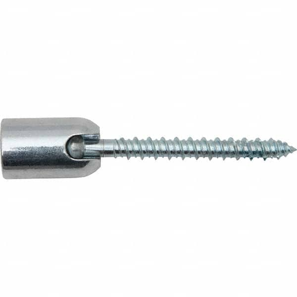 Threaded Rod Anchors, Mount Type: Vertical (End-Drilled) , Ultimate Pullout: 1950 , Head Type: Swivel , Length Under Head: 2 in , Diameter (Inch): 3/8  MPN:PFM2281300