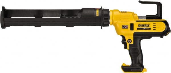 Cordless Caulk & Adhesive Gun: 29 oz, Half Barrel Frame MPN:DCE570B