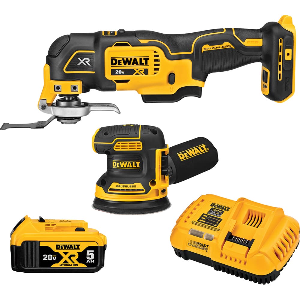 Cordless Tool Combination Kit: 20V, 4 Pc MPN:DCK202P1