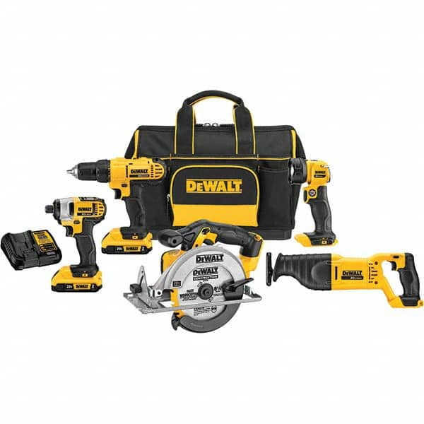 Cordless Tool Combination Kit: 20V MPN:DCKSS520D2