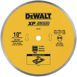 Wet & Dry Cut Saw Blade: 10