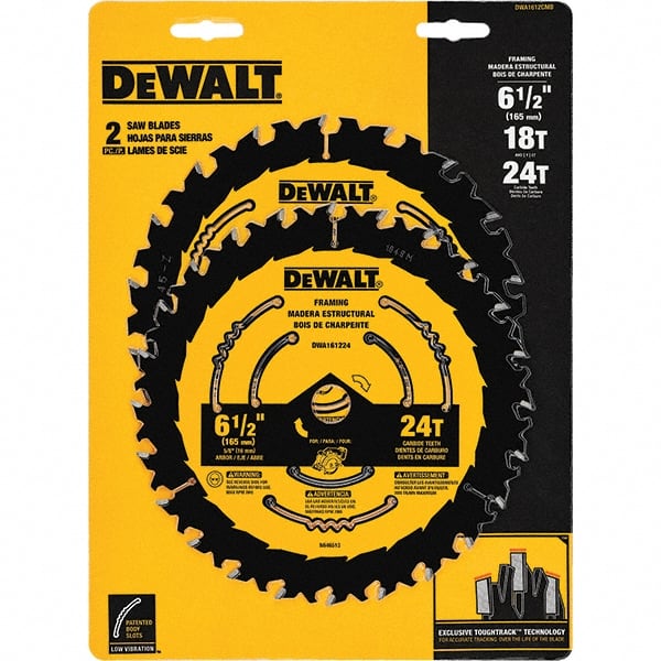 Wet & Dry Cut Saw Blade: 6-1/2