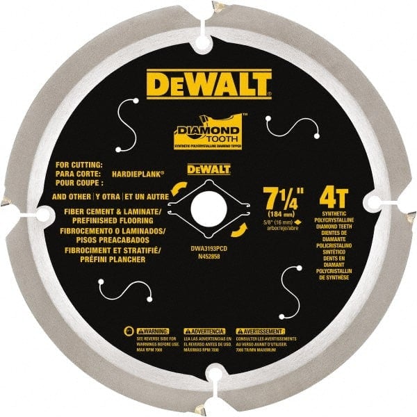 Wet & Dry Cut Saw Blade: 7-1/4