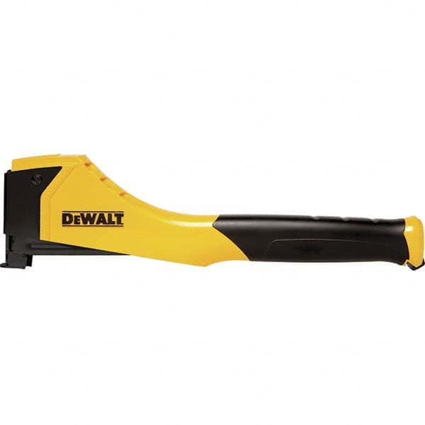 Manual Tackers, Tacker Type: Hammer Tacker , Material: Aluminum , Body Color: Yellow  MPN:DWHTHT450