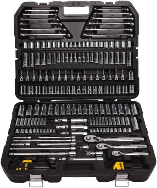 Combination Hand Tool Set: 204 Pc, Mechanic's Tool Set MPN:DWMT72165