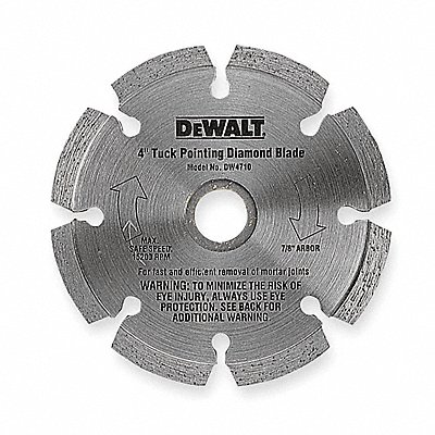 Diamond Saw Blade Blade Dia 4 in. MPN:DW4710