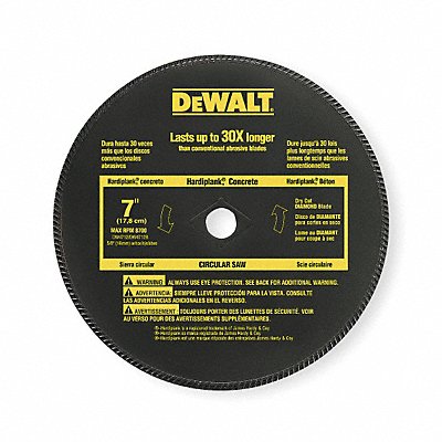 Diamond Saw Blade Blade Dia 7 in. MPN:DW4712