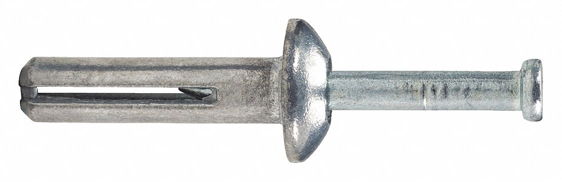 Hammer Drive Pin Anchor 1/4 Dia PK100 MPN:02804-PWR