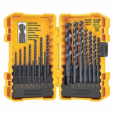 Jobber Length Drill Set 21pc HSS MPN:DWA1181