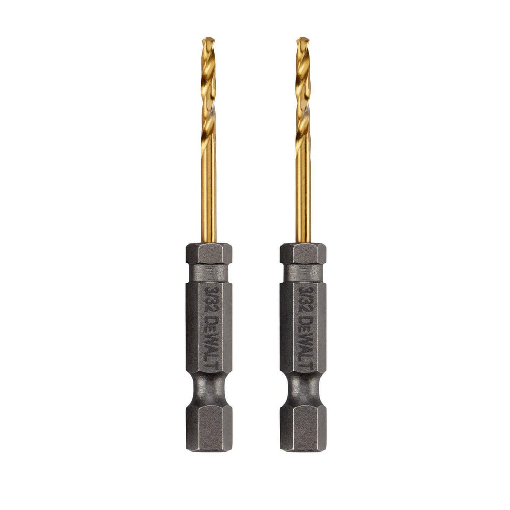 Maintenance Drill Bits, Drill Bit Size (Inch): 3/32 , Drill Point Angle: 118 , Tool Material: Stainless Steel , Shank Type: Hex Shank  MPN:DD5106