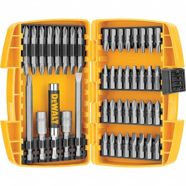 Power Screwdriver Bit Set Screwdriver Bit Set: 45 Pc, SQ1SQ2SQ3, 1/4