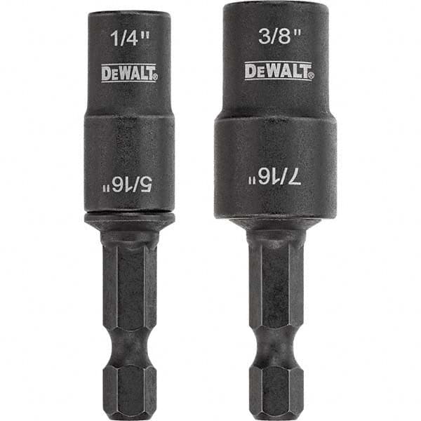 Power & Impact Screwdriver Bit Sets, Set Type: Nut Driver , Bit Type: Hex Bit Holder , Overall Length Range: 1 to 2.9 in , Point Type: Double Ended  MPN:DWADEND-2