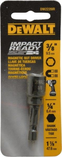 Power Screwdriver Bit: Magnetic Nutsetter Bit, 3/8