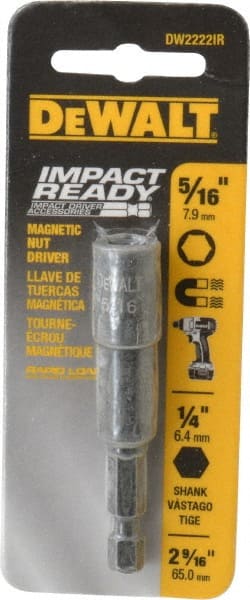 Power Screwdriver Bit: Magnetic Nutsetter Bit, 5/16